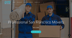 Desktop Screenshot of professionalmoverssanfrancisco.com